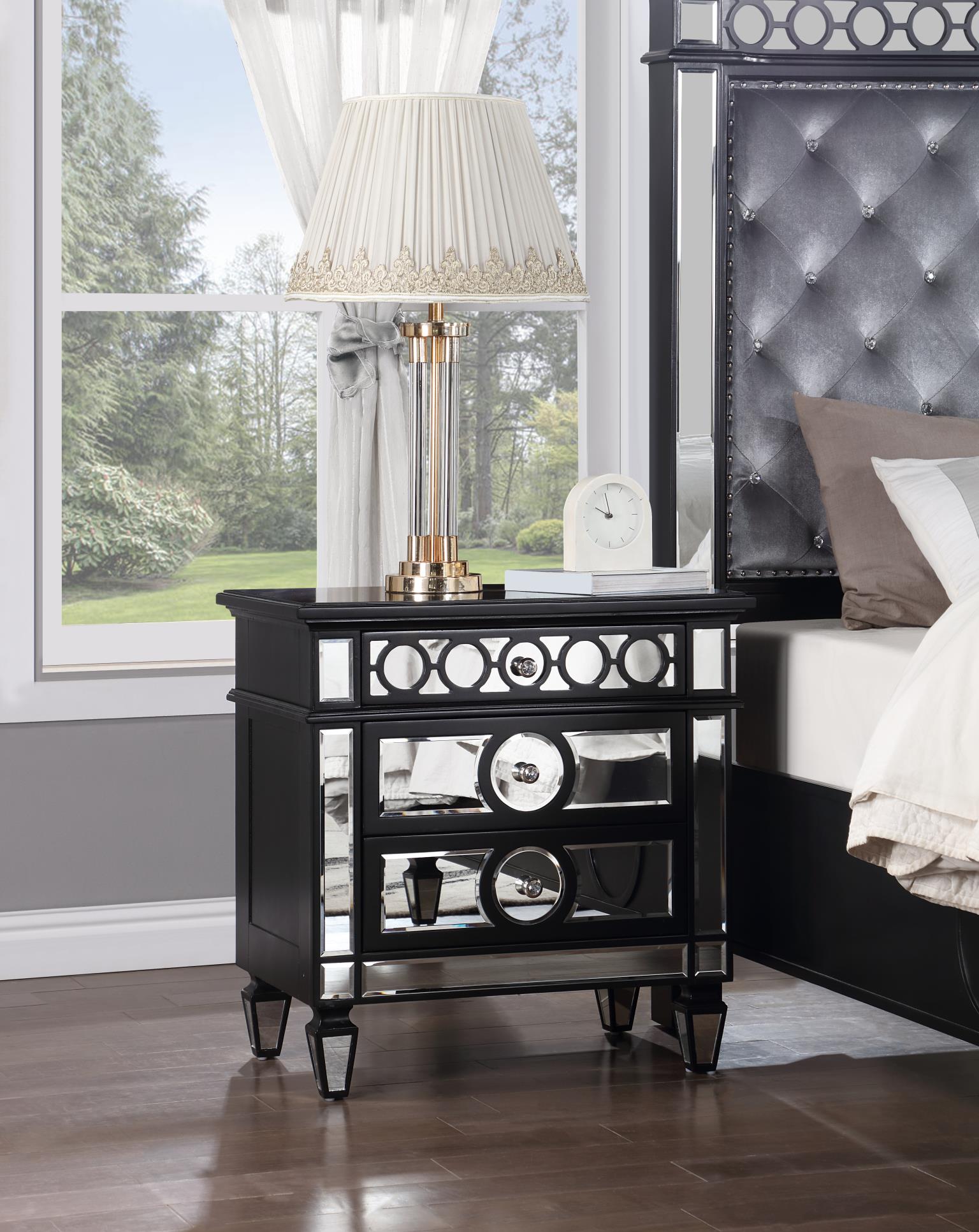 KING BED - DRESSER - MIRROR view 6