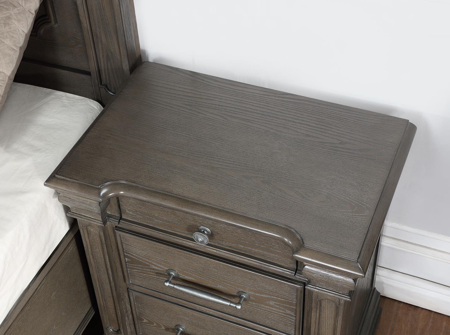 DARK GRAY KING BED view 6