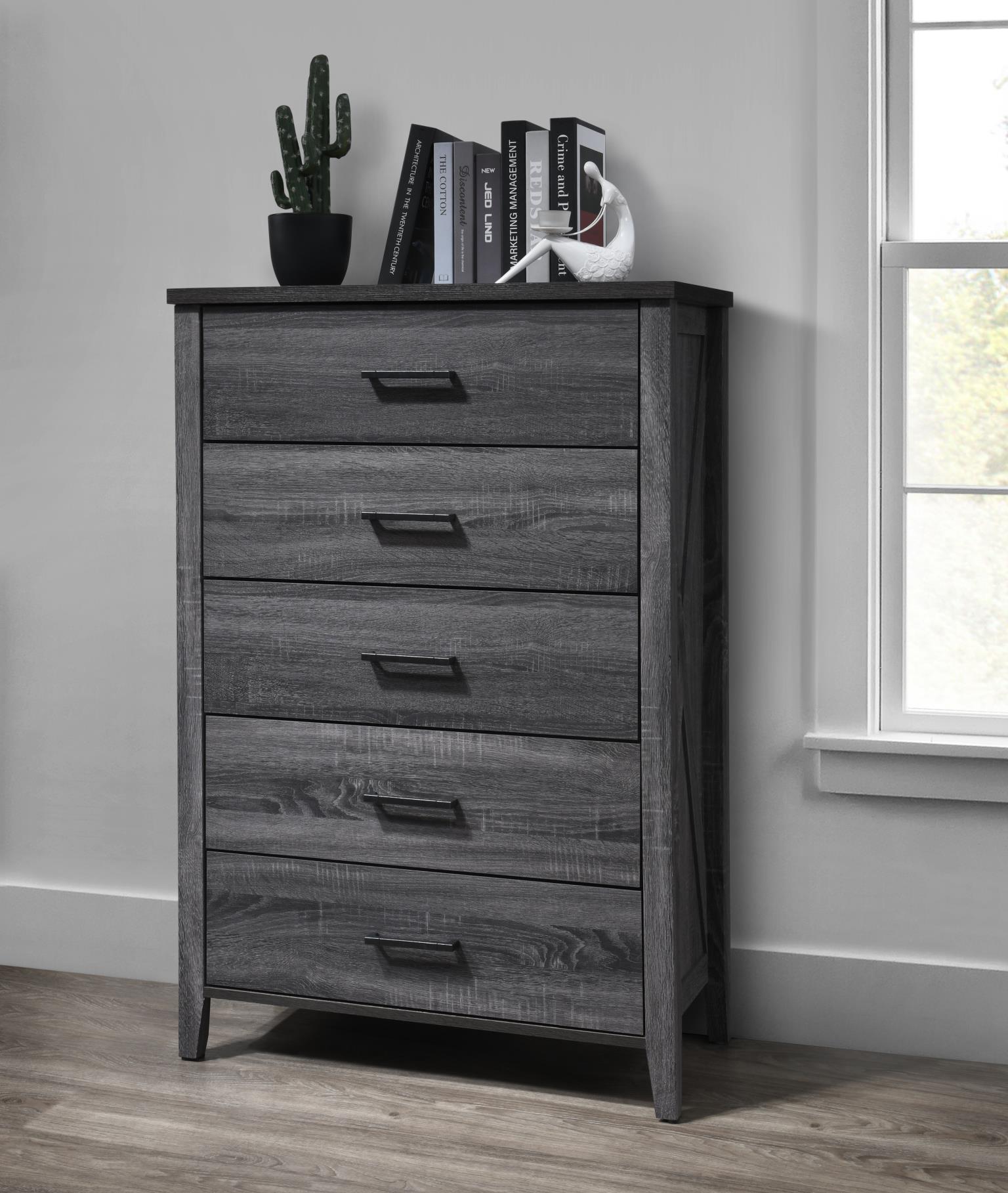 KING BED-DRESSER-MIRROR view 4