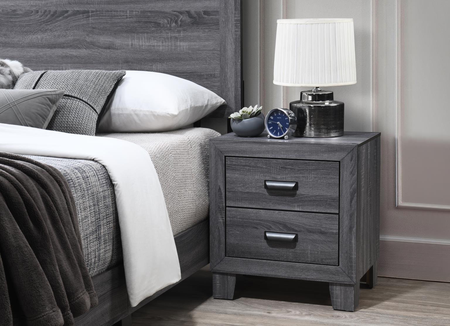 DARK GRAY NIGHTSTAND view 5