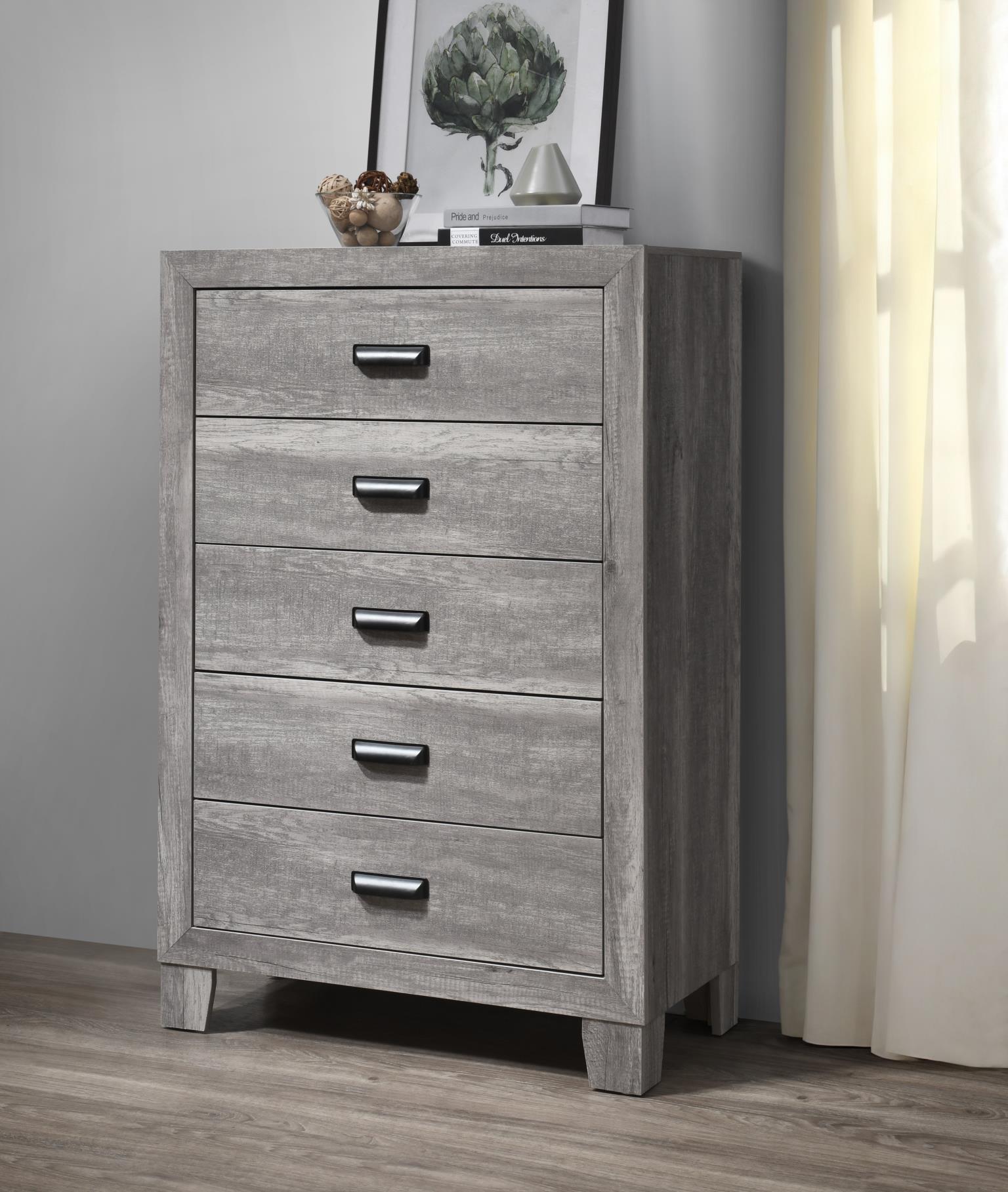 GRAY WASH CHEST view 5