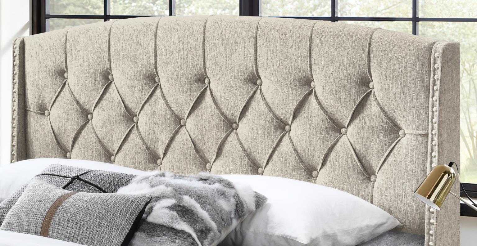 BEIGE QUEEN BED view 2