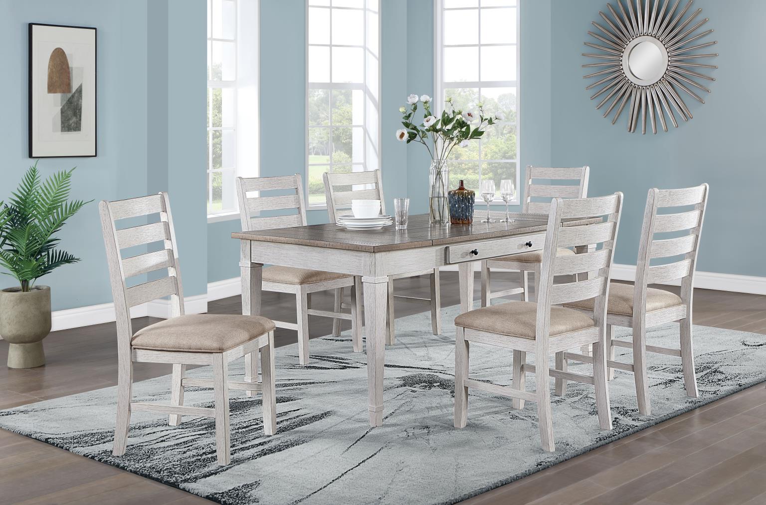 DINING TABLE & 4 CHAIRS
