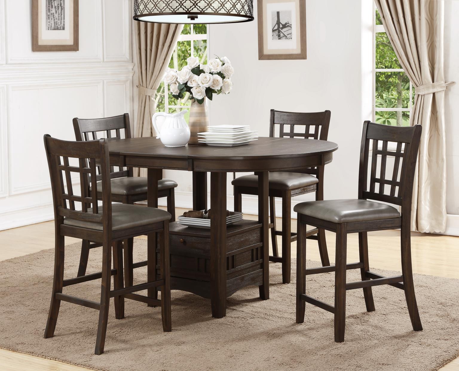 DINING TABLE & 4 CHAIRS