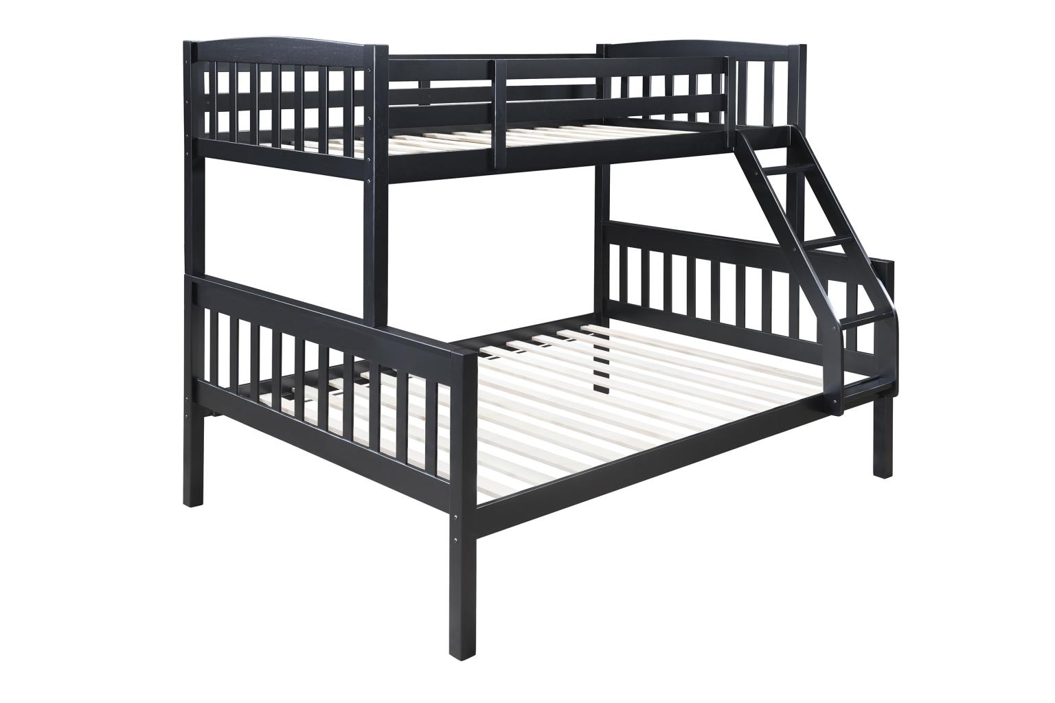 BLACK TWIN/FULL BUNK BED view 6