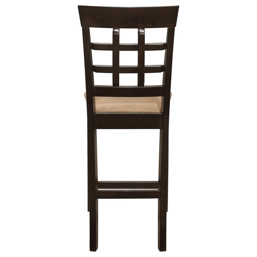 Gabriel Lattice Back Counter Chair Cappuccino (Set of 2) view 8