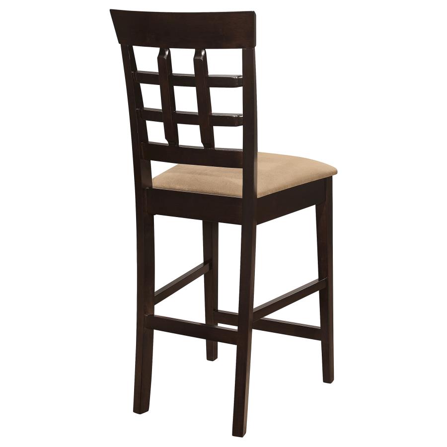 Gabriel Lattice Back Counter Chair Cappuccino (Set of 2) view 9