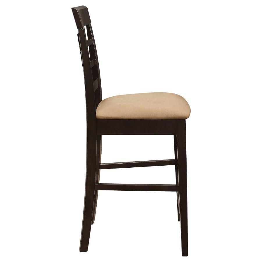 Gabriel Lattice Back Counter Chair Cappuccino (Set of 2) view 10