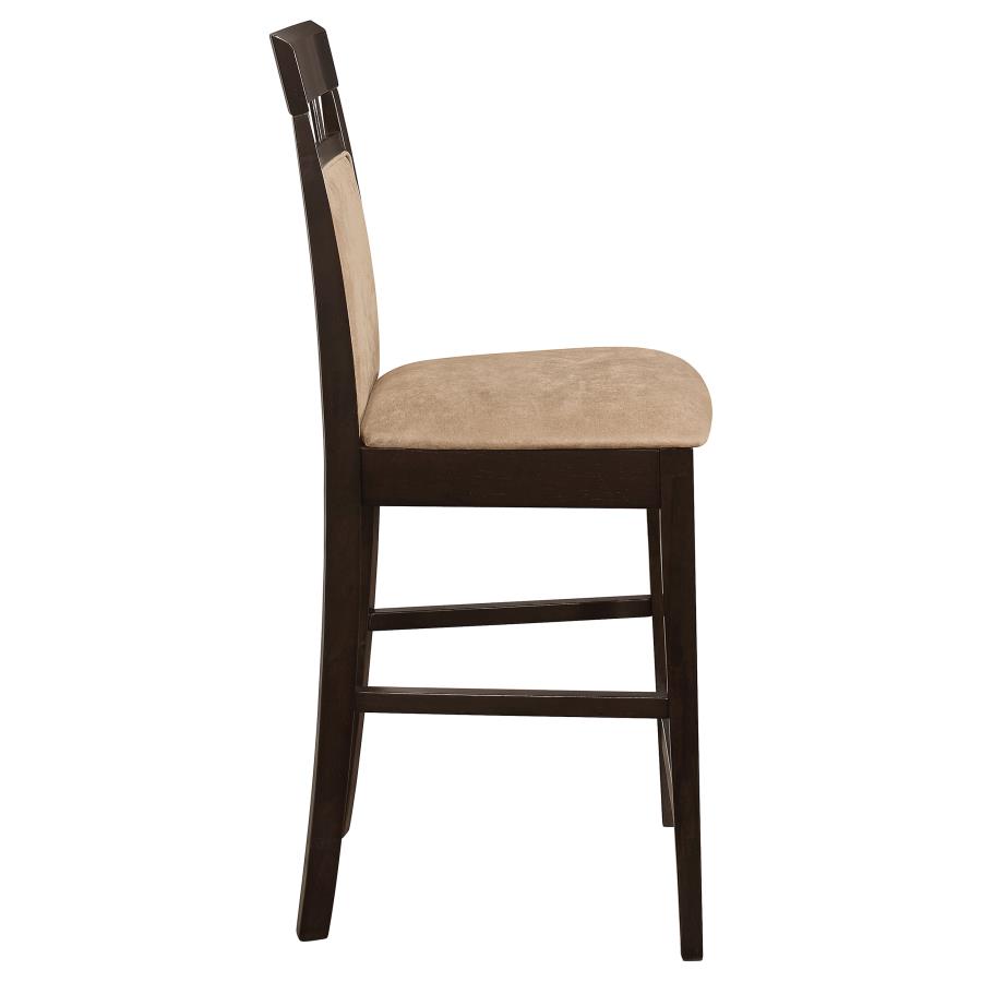 Gabriel Closed Back Counter Chair Cappuccino (Set of 2) view 10