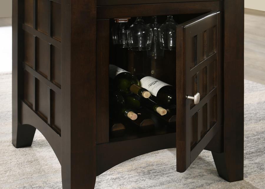 Gabriel 52-inch Counter Height Dining Table Cappuccino view 9
