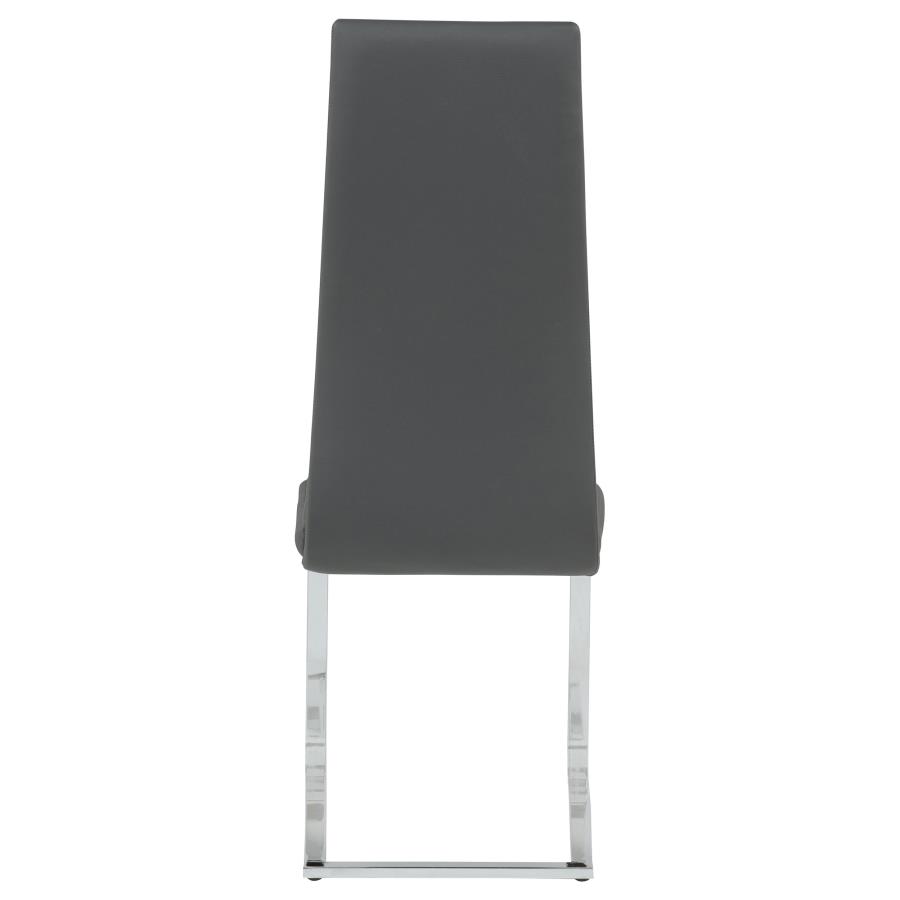 Montclair Upholstered Dining Side Chair Grey (Set of 4) view 8