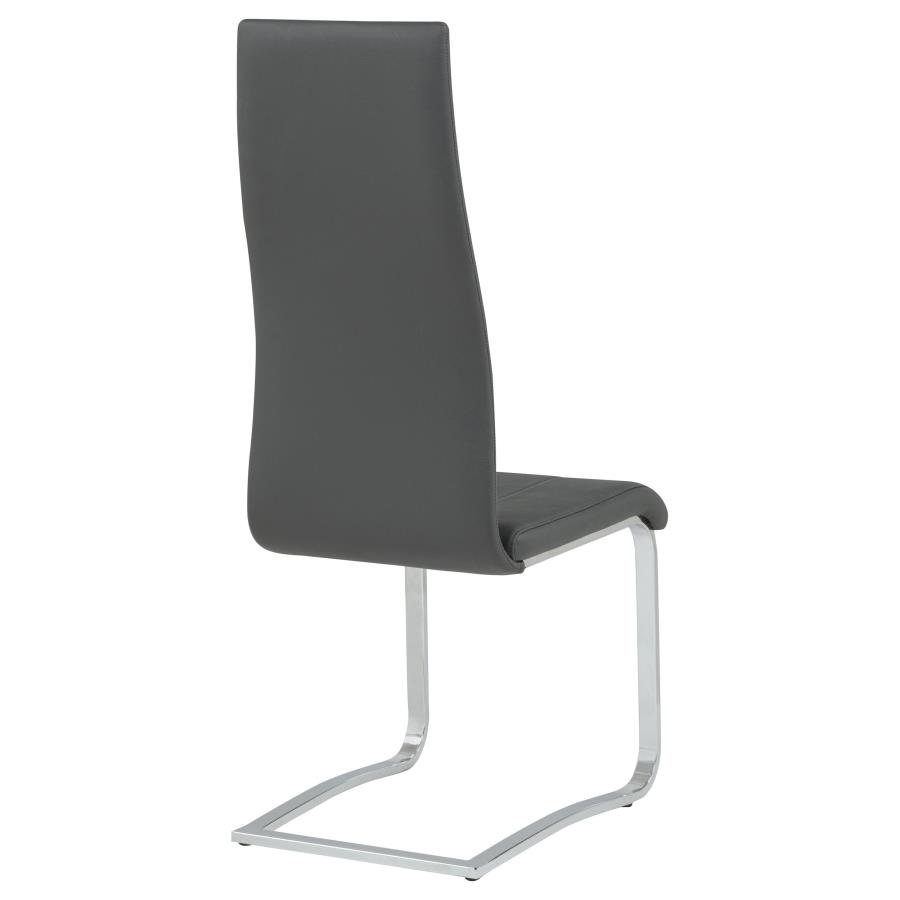 Montclair Upholstered Dining Side Chair Grey (Set of 4) view 9