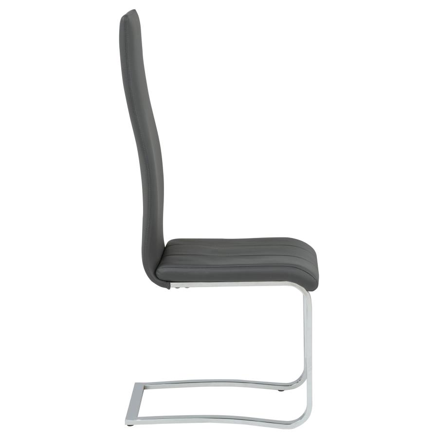 Montclair Upholstered Dining Side Chair Grey (Set of 4) view 10