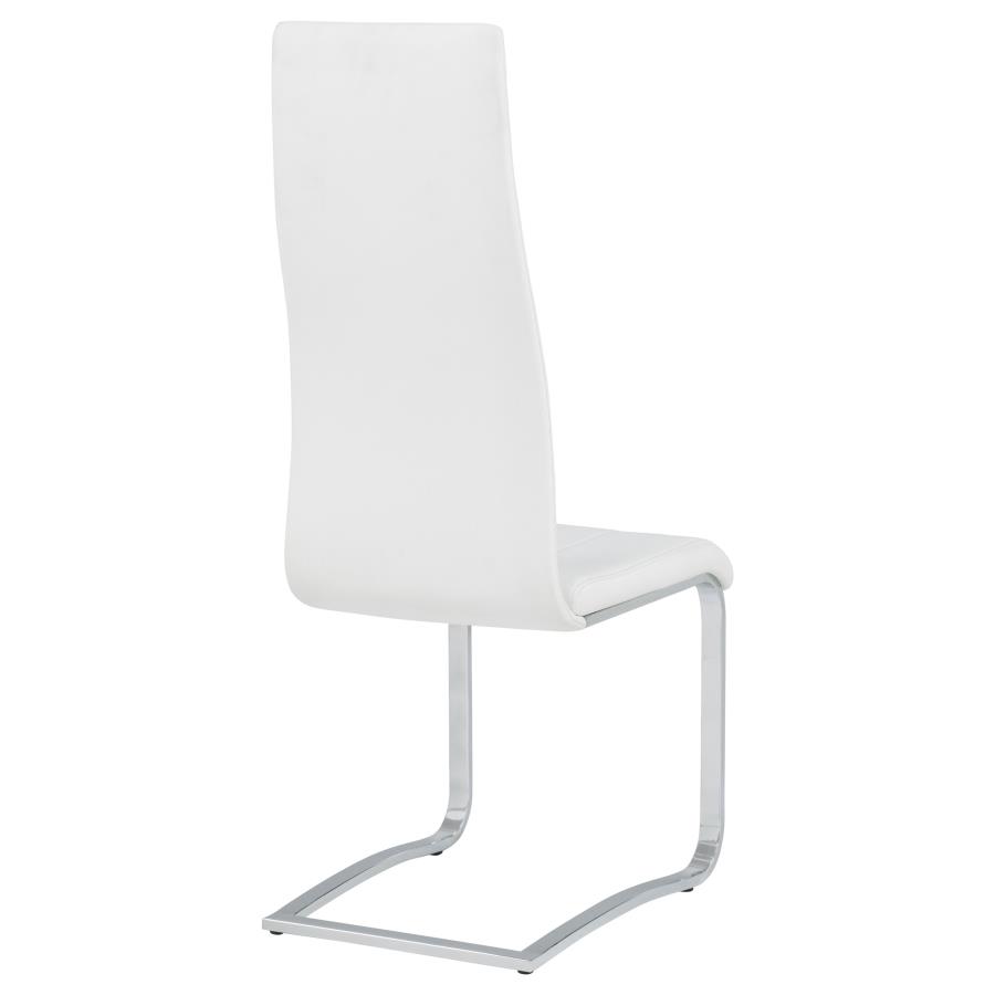 Montclair Upholstered Dining Side Chair White (Set of 4) view 9