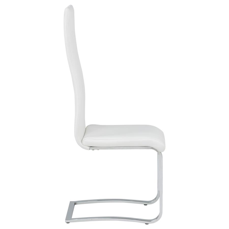 Montclair Upholstered Dining Side Chair White (Set of 4) view 10