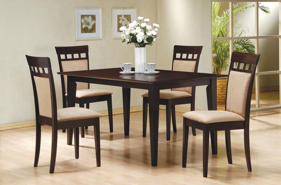 Gabriel Rectangular 59-inch Wood Dining Table Cappuccino view 8