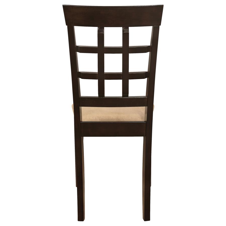 Gabriel Lattice Back Dining Side Chair Cappuccino (Set of 2) view 8