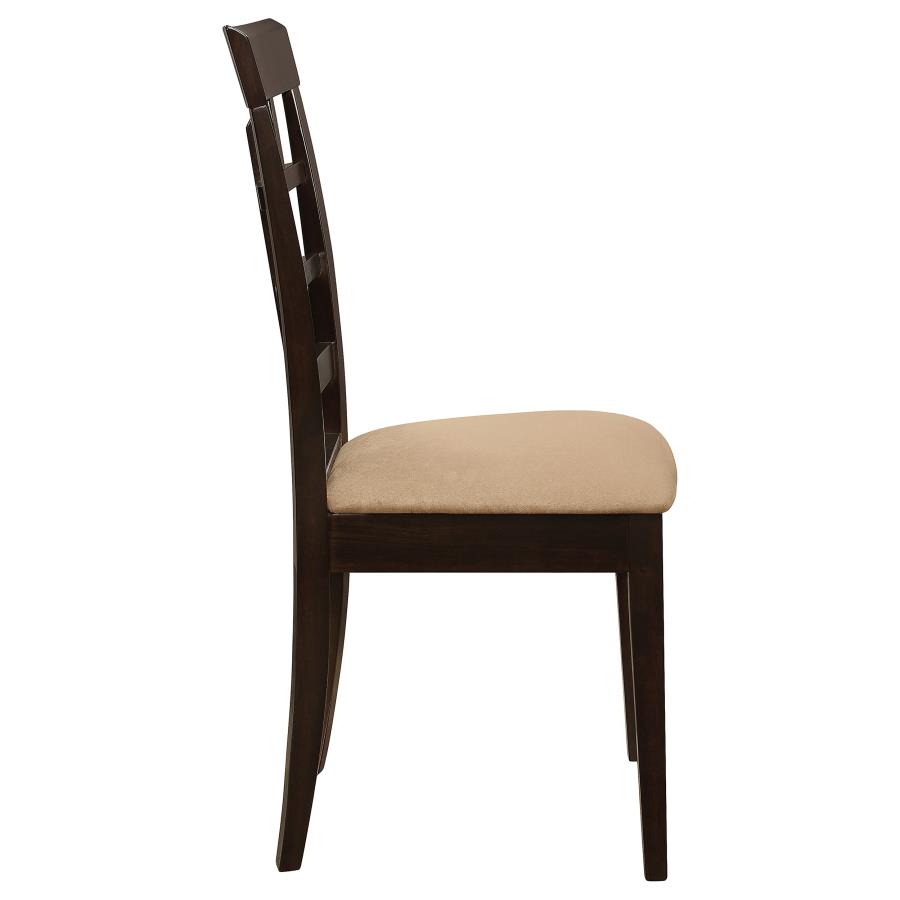 Gabriel Lattice Back Dining Side Chair Cappuccino (Set of 2) view 9
