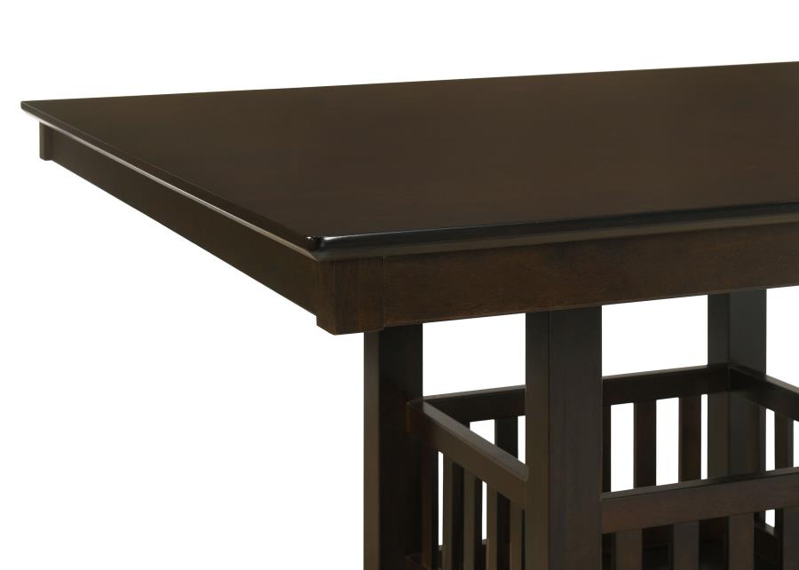 Jaden Square 47-inch Counter Height Dining Table Espresso view 8