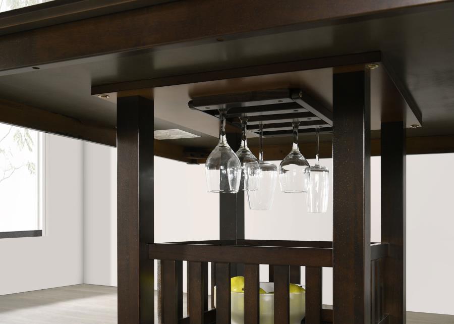 Jaden Square 47-inch Counter Height Dining Table Espresso view 9