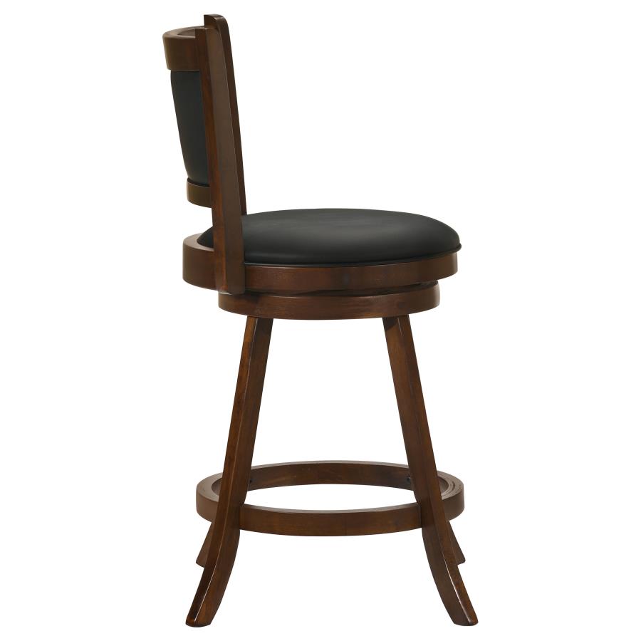 Broxton Upholstered Swivel Counter Chair Chestnut (Set of 2) view 9