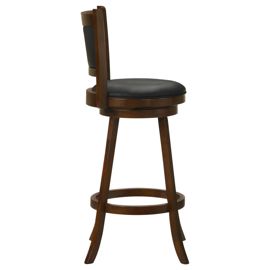 Broxton Upholstered Swivel Bar Chair Chestnut (Set of 2) view 9