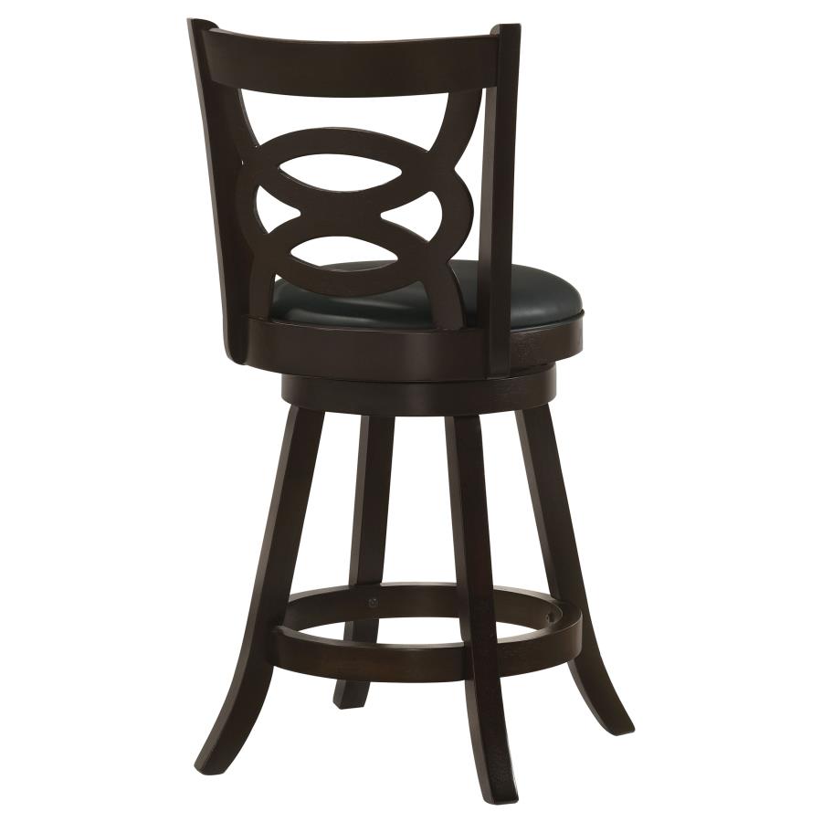 Calecita Wood Swivel Counter Stool Cappuccino (Set of 2) view 8