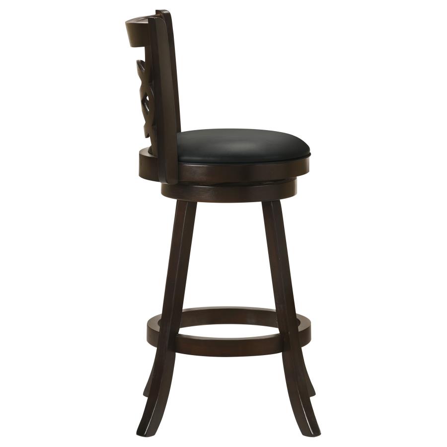 Calecita Wood Swivel Bar Chair Cappuccino (Set of 2) view 9