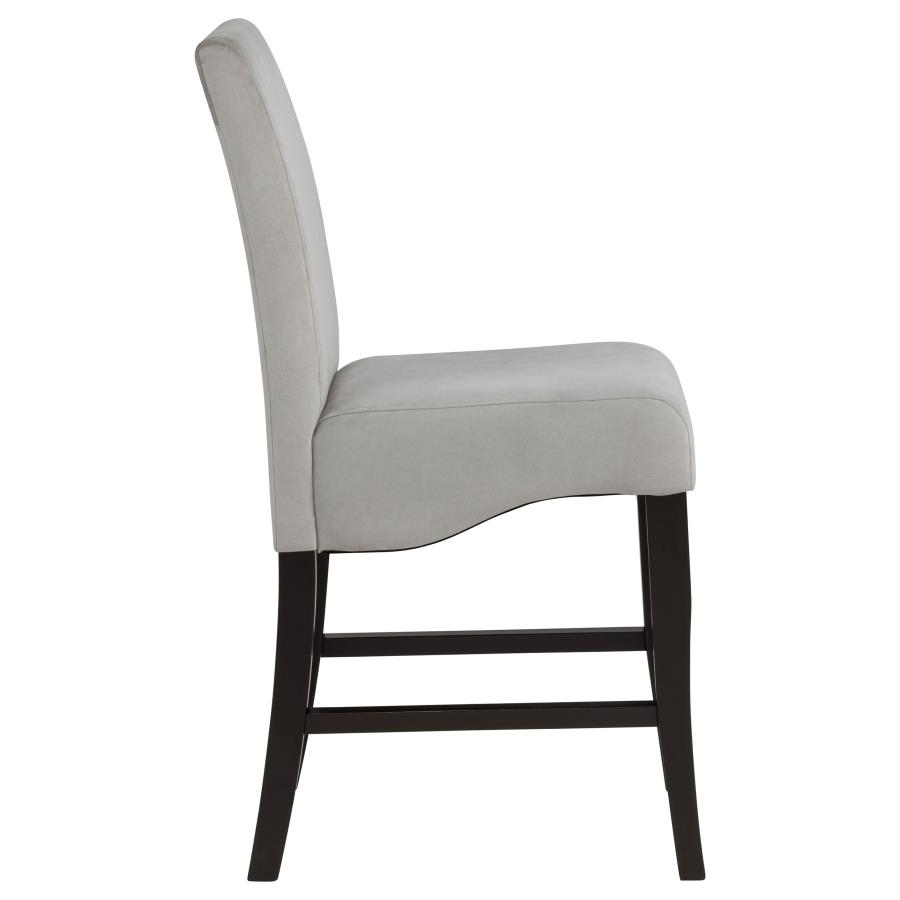 Stanton Velvet Upholstered Counter Chair Grey (Set of 2) view 10