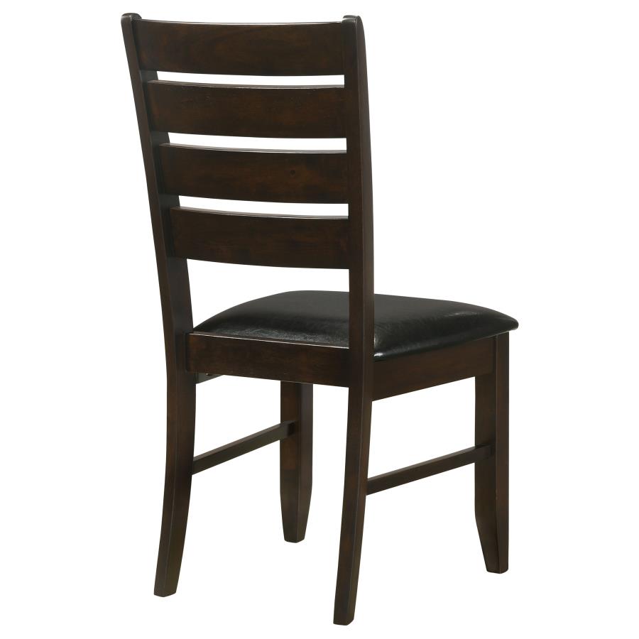Dalila Wood Dining Side Chair Cappuccino (Set of 2) view 8