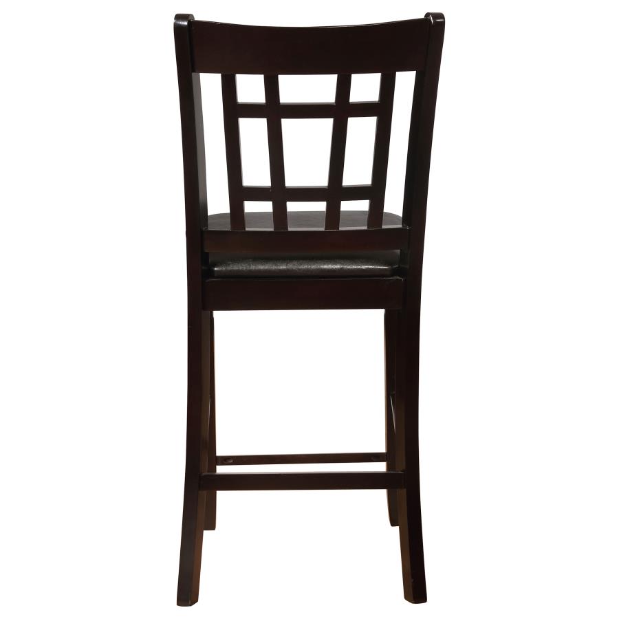Lavon Wood Counter Height Dining Chair Black and Espresso (Set of 2) view 8