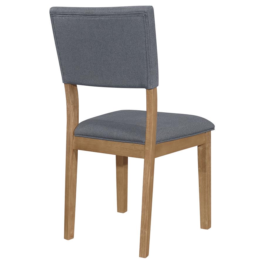 Sharon Fabric Upholstered Dining Side Chair Brown (Set of 2) view 8