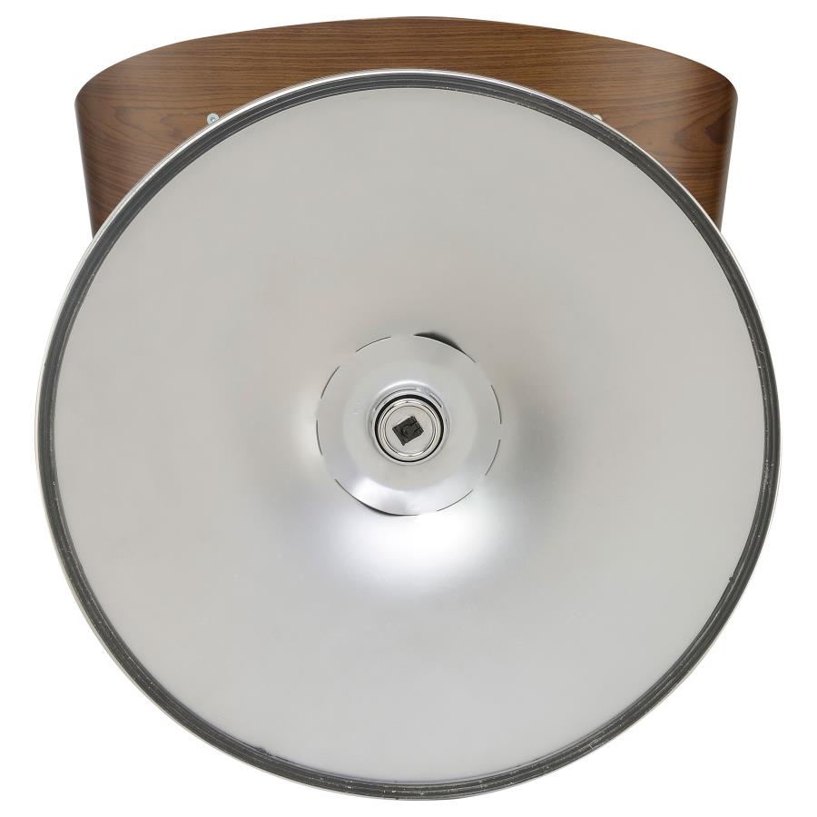 Dana Adjustable Bar Stool Ecru and Chrome view 8