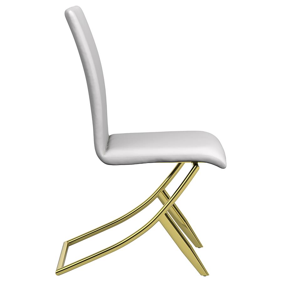 Carmelia Upholstered Dining Side Chair White (Set of 4) view 10