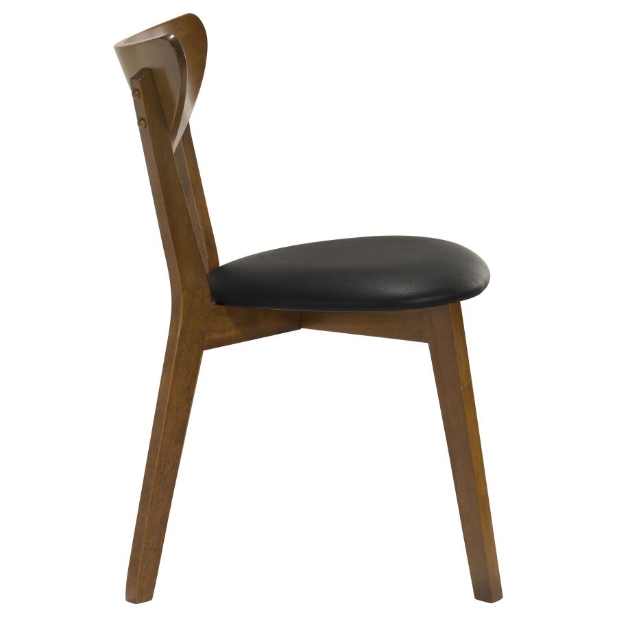 Jedda Wood Dining Side Chair Dark Walnut (Set of 2) view 9