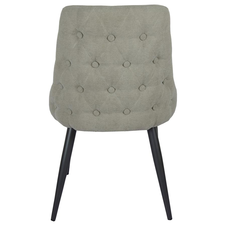 Cosmo Upholstered Dining Side Chair Light Grey (Set of 2) view 8
