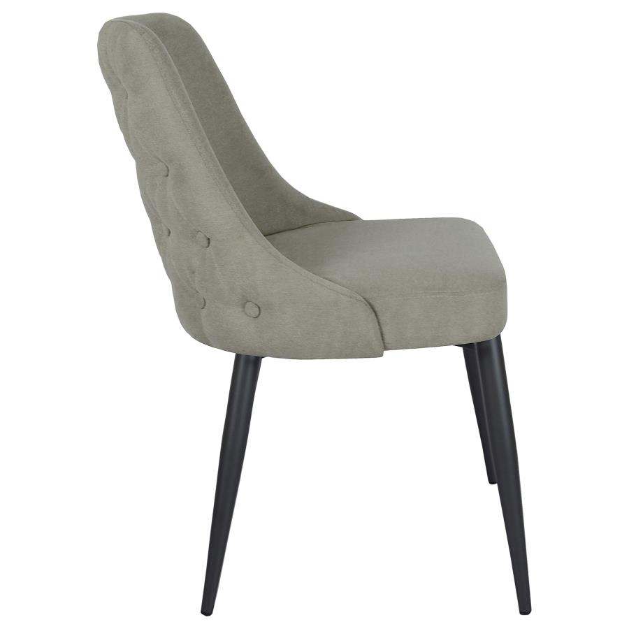 Cosmo Upholstered Dining Side Chair Light Grey (Set of 2) view 10