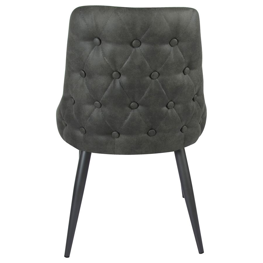 Cosmo Upholstered Dining Side Chair Grey (Set of 2) view 8