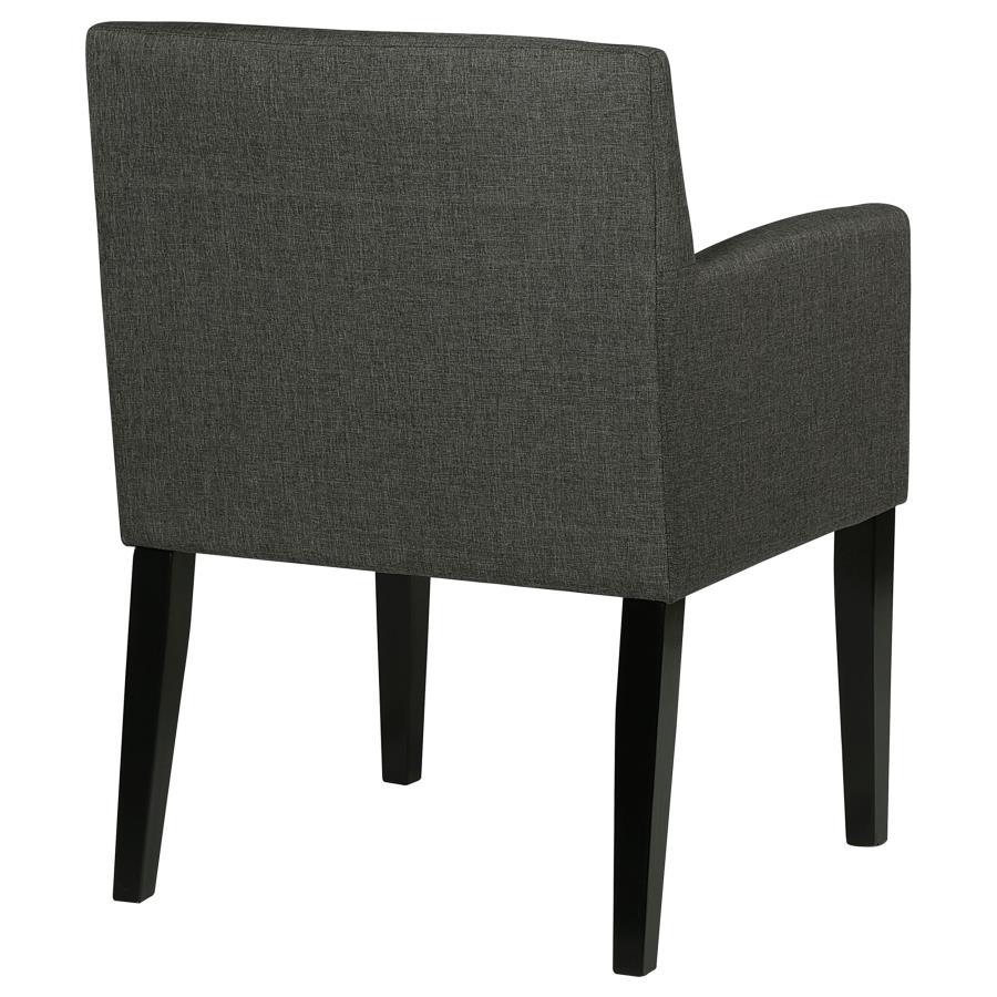 Catherine Upholstered Dining Arm Chair Grey (Set of 2) view 8