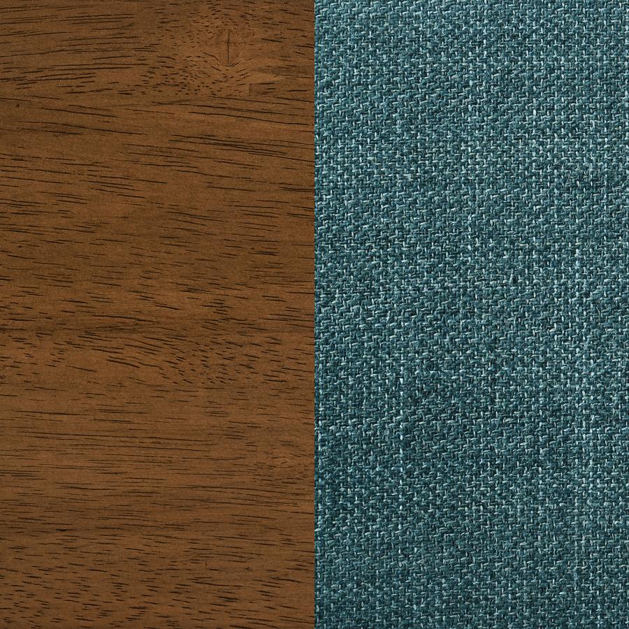 Cantley Upholstered Dining Side Chair Teal Blue (Set of 2) view 12