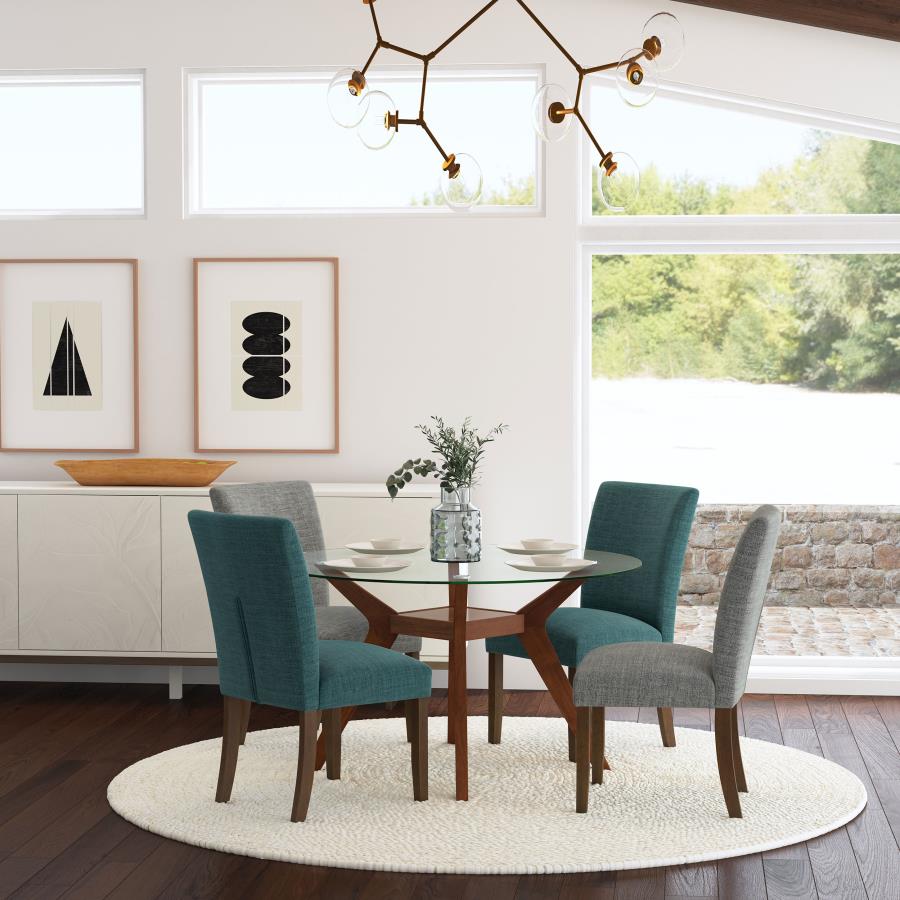 Cantley Upholstered Dining Side Chair Grey (Set of 2) view 14