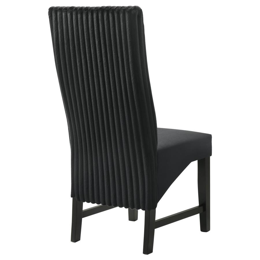 Barrand Upholstered Dining Side Chair Black (Set of 2) view 8