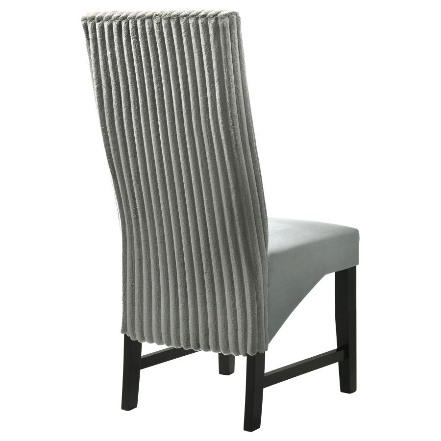 Barrand Upholstered Dining Side Chair Grey (Set of 2) view 8
