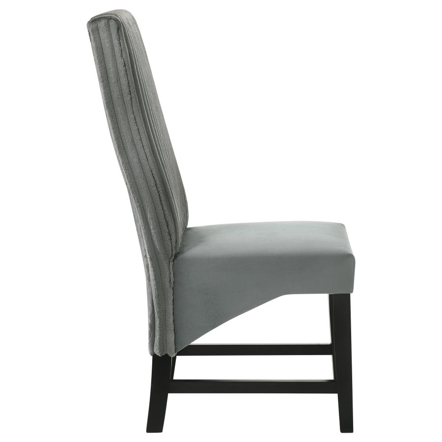 Barrand Upholstered Dining Side Chair Grey (Set of 2) view 9