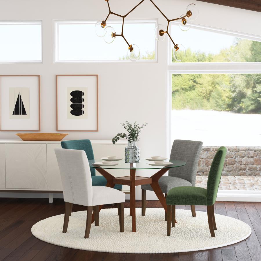 Cantley Upholstered Dining Side Chair Beige (Set of 2) view 15
