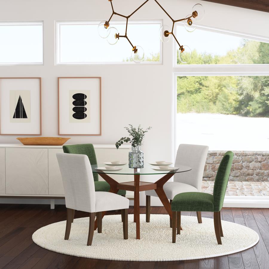 Cantley Upholstered Dining Side Chair Beige (Set of 2) view 17