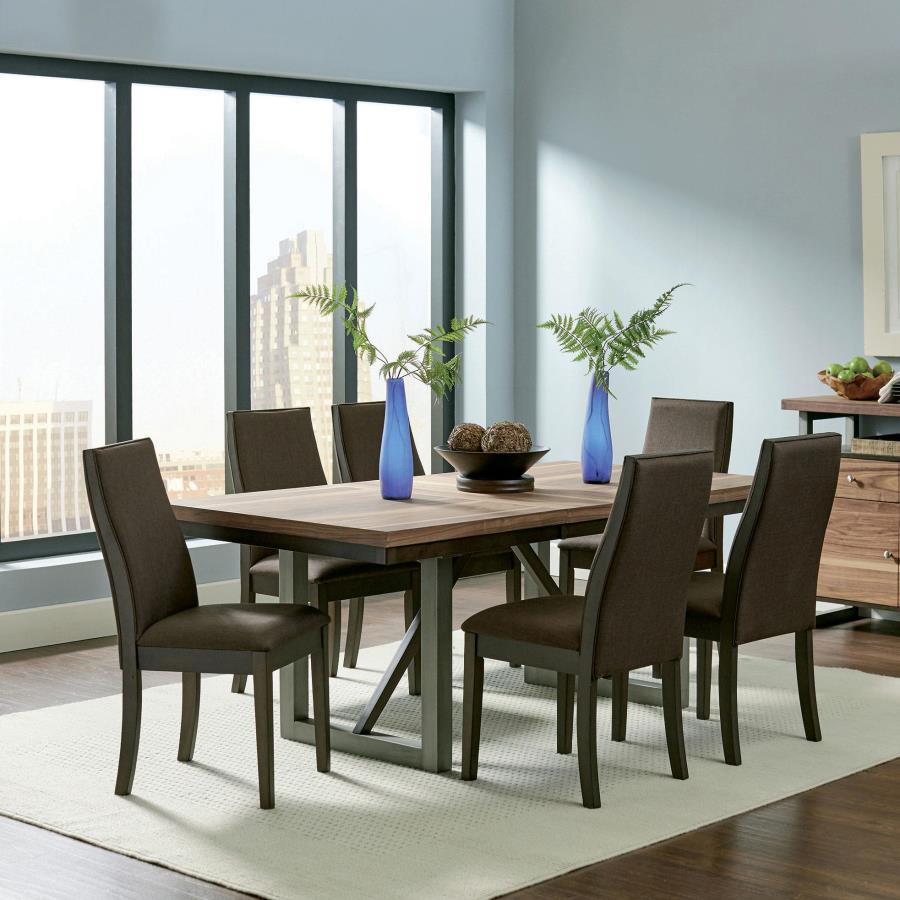 Spring Creek 77-inch Extension Dining Table Natural Walnut view 8