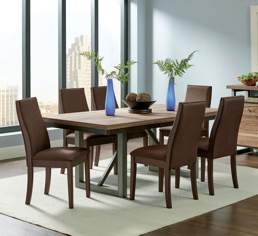 Spring Creek Upholstered Dining Chair Chocolate (Set of 2) view 8