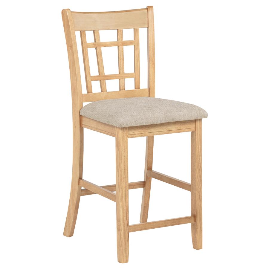 Lavon 5-piece Oval Counter Height Dining Set Light Oak view 9