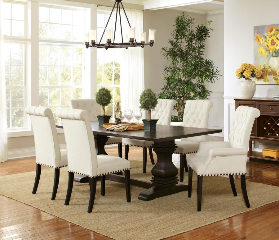Parkins Rectangular 86-inch Dining Table Rustic Espresso view 9